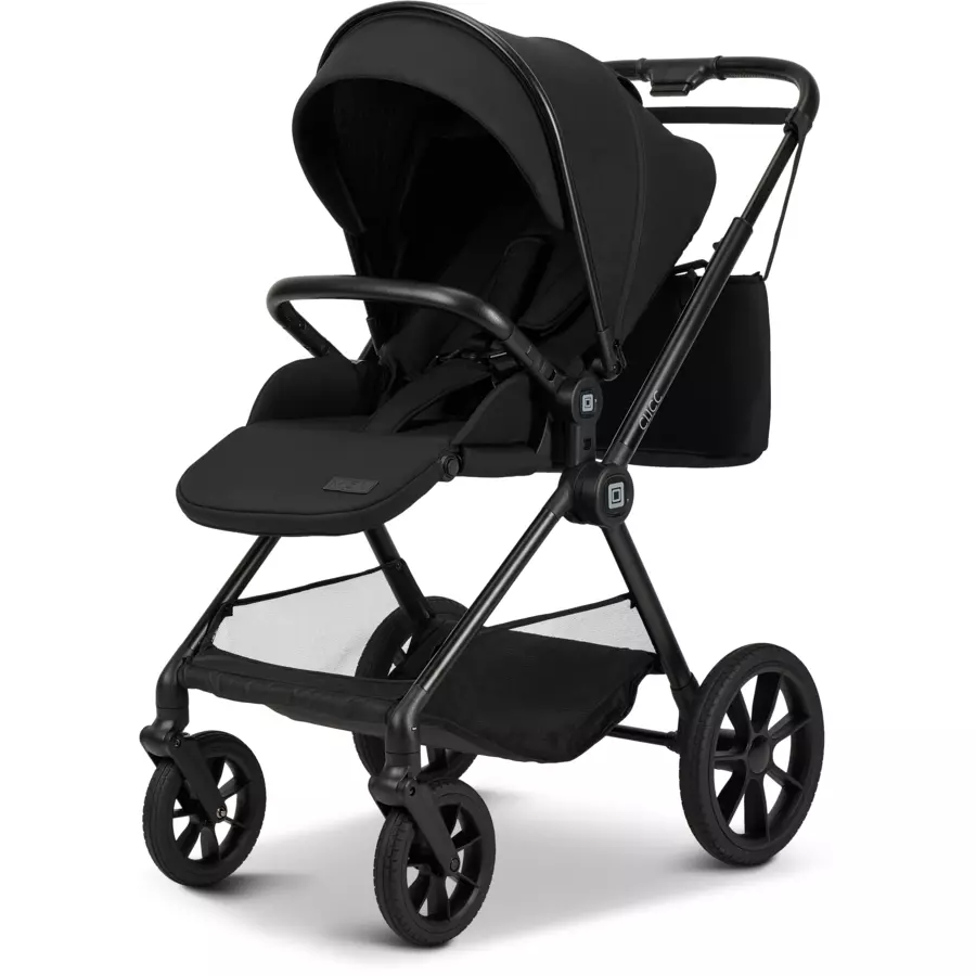 MOON Kombikinderwagen Clicc black melange