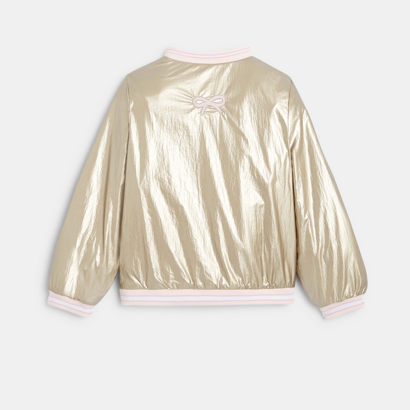Veste dorée Lili Gaufrette jaune fille