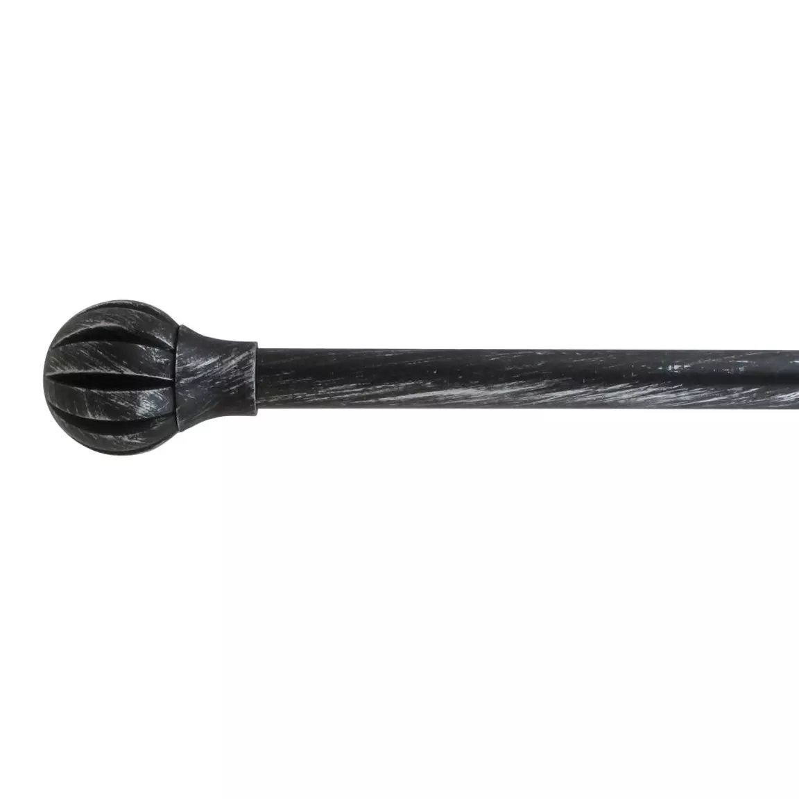 Kit de tringle extensible (L210 - L380 cm / D19 mm) Touch of zen Noir