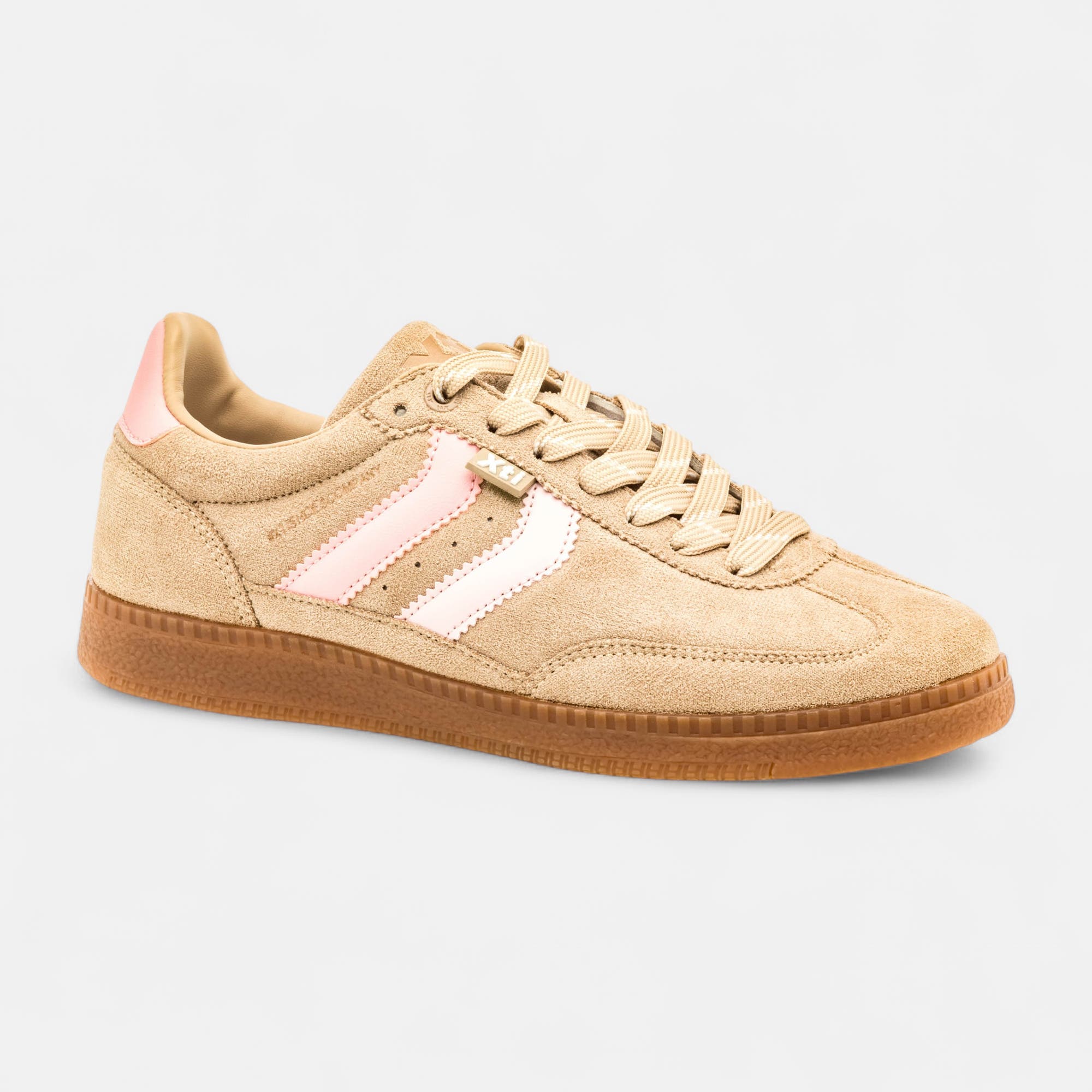 Baskets basses Femme beige