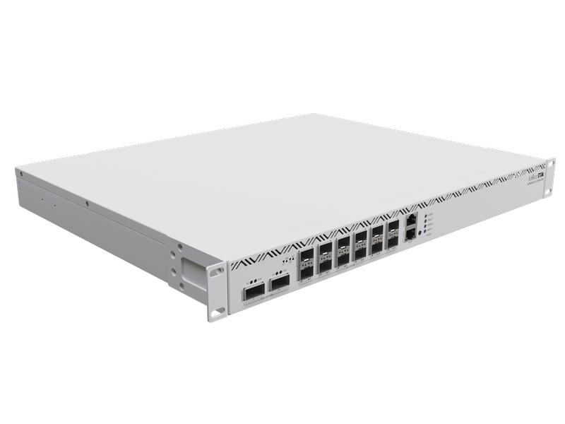 MikroTik Router CCR2216-1G-12XS-2XQ Entfesseln Sie die Leistung von 100-Gigabit-Netzwerken mit L3-Hardware-Offloading!