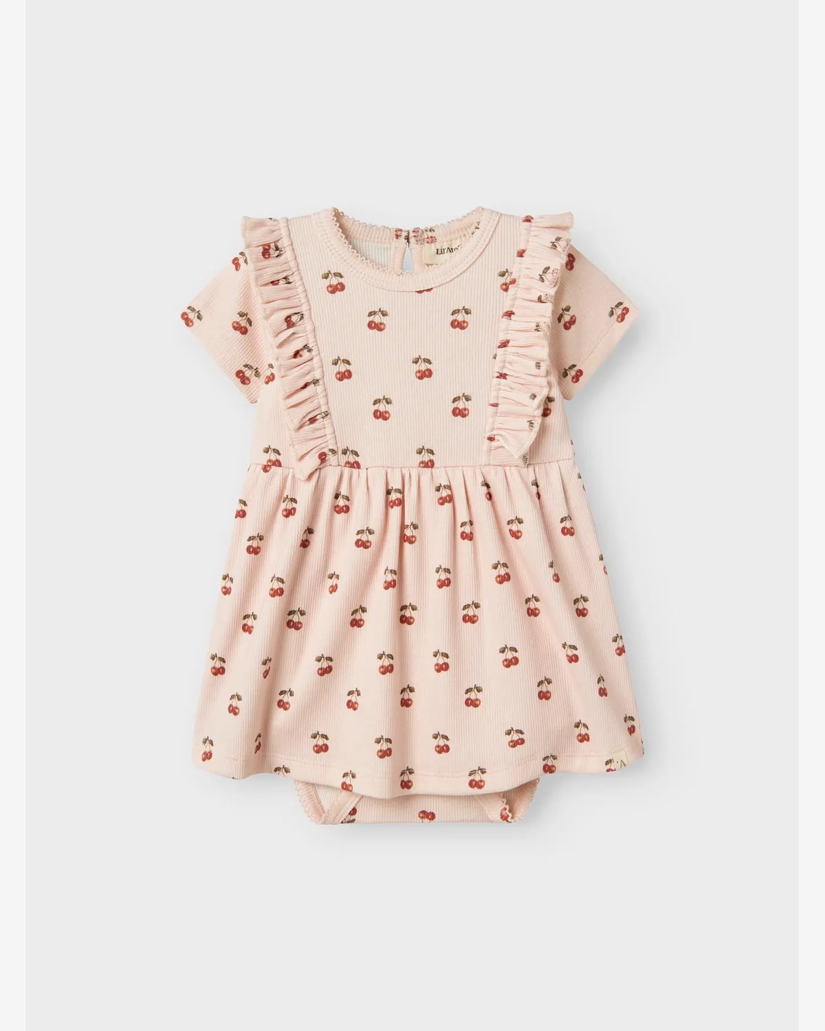 Kjole Baby m/ Body & Volanger – Ribb, Øko TENCEL | Lavo Ena SS Body Dress