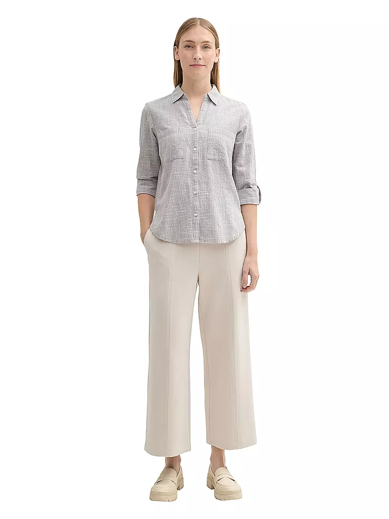 TOM TAILOR Bluse grau