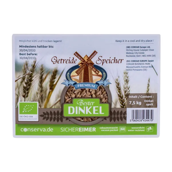 Convar-7 -  Bio Dinkel DE-ÖKO-006 7.5 kg