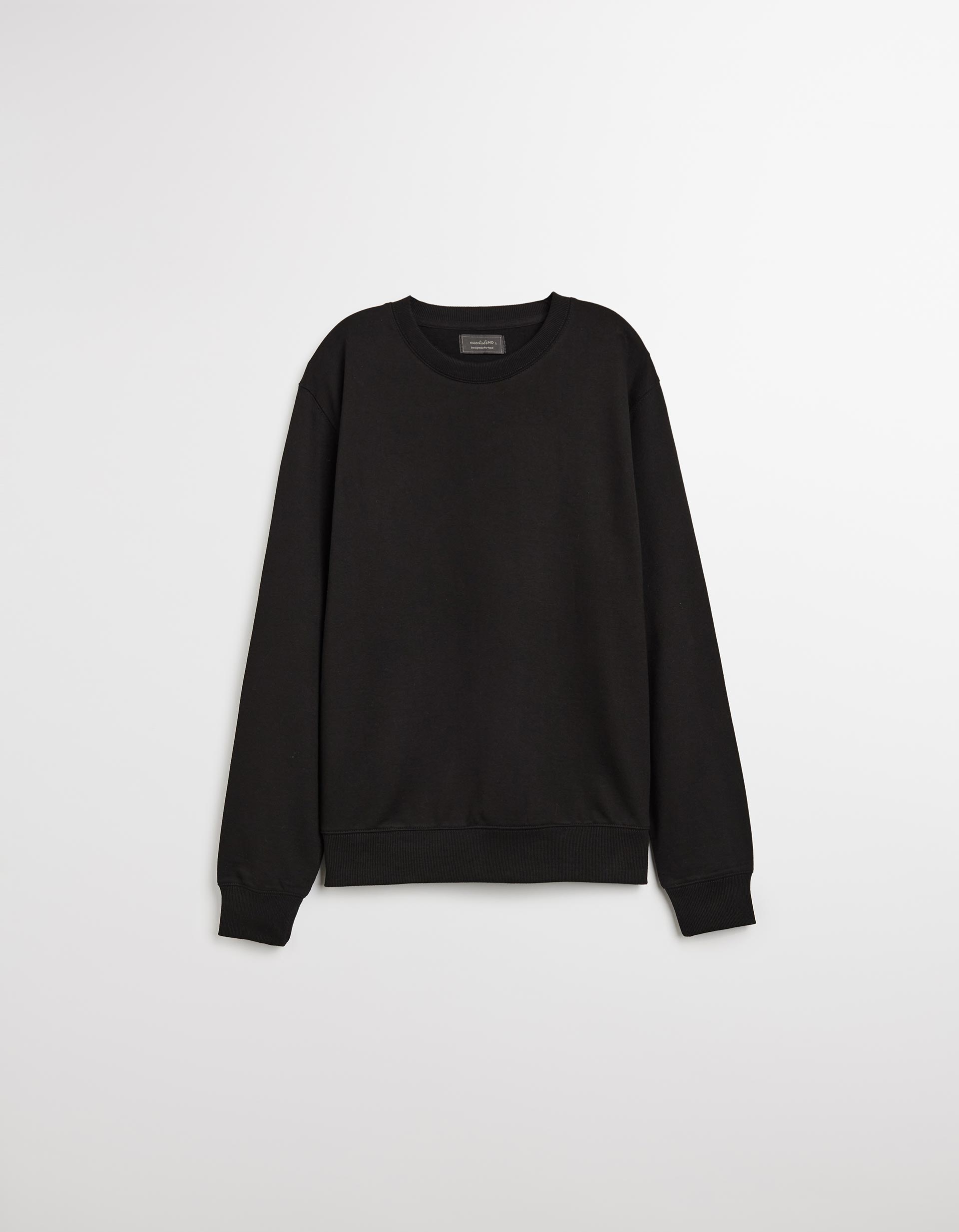 Sweatshirt de Felpa, Homem, Preto