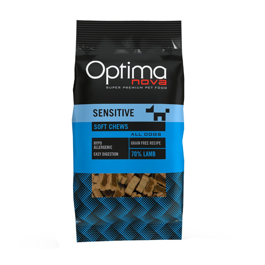 Biscoitos Optima Nova Sensitive Lamb para Cães