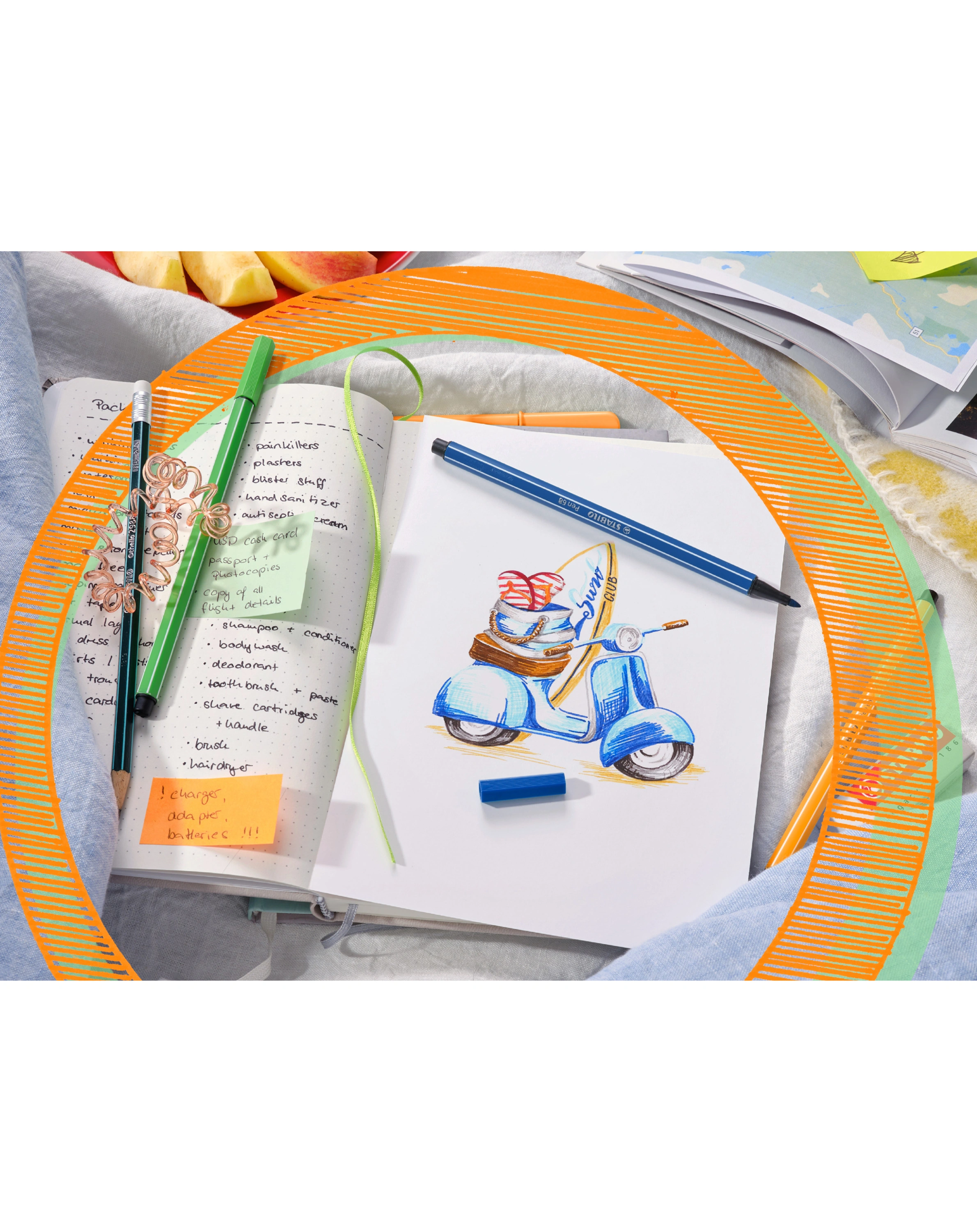 Filzstift STABILO® Pen 68 Pastellove Set 12er-Pack