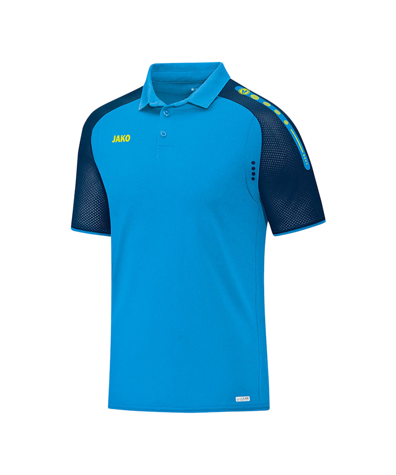 JAKO Champ Poloshirt Blau Gelb F89
