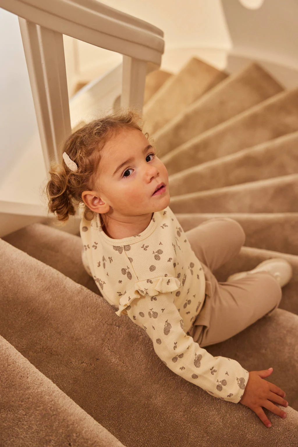 Dirkje regular casual broek zand