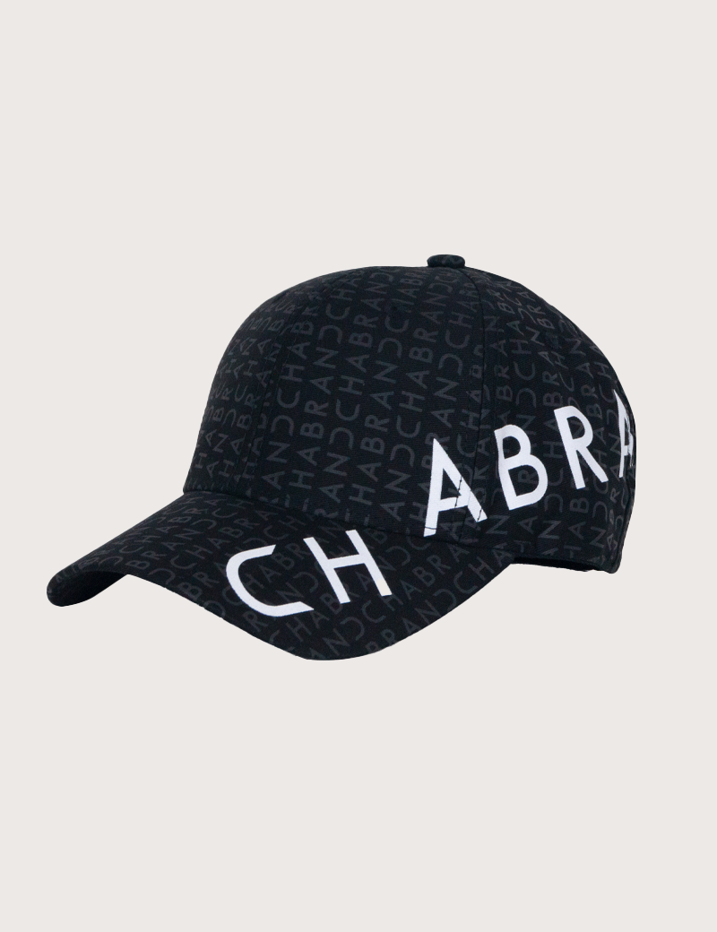 CHABRAND CASQUETTE SIGLÉE MONOGRAMME NOIR
