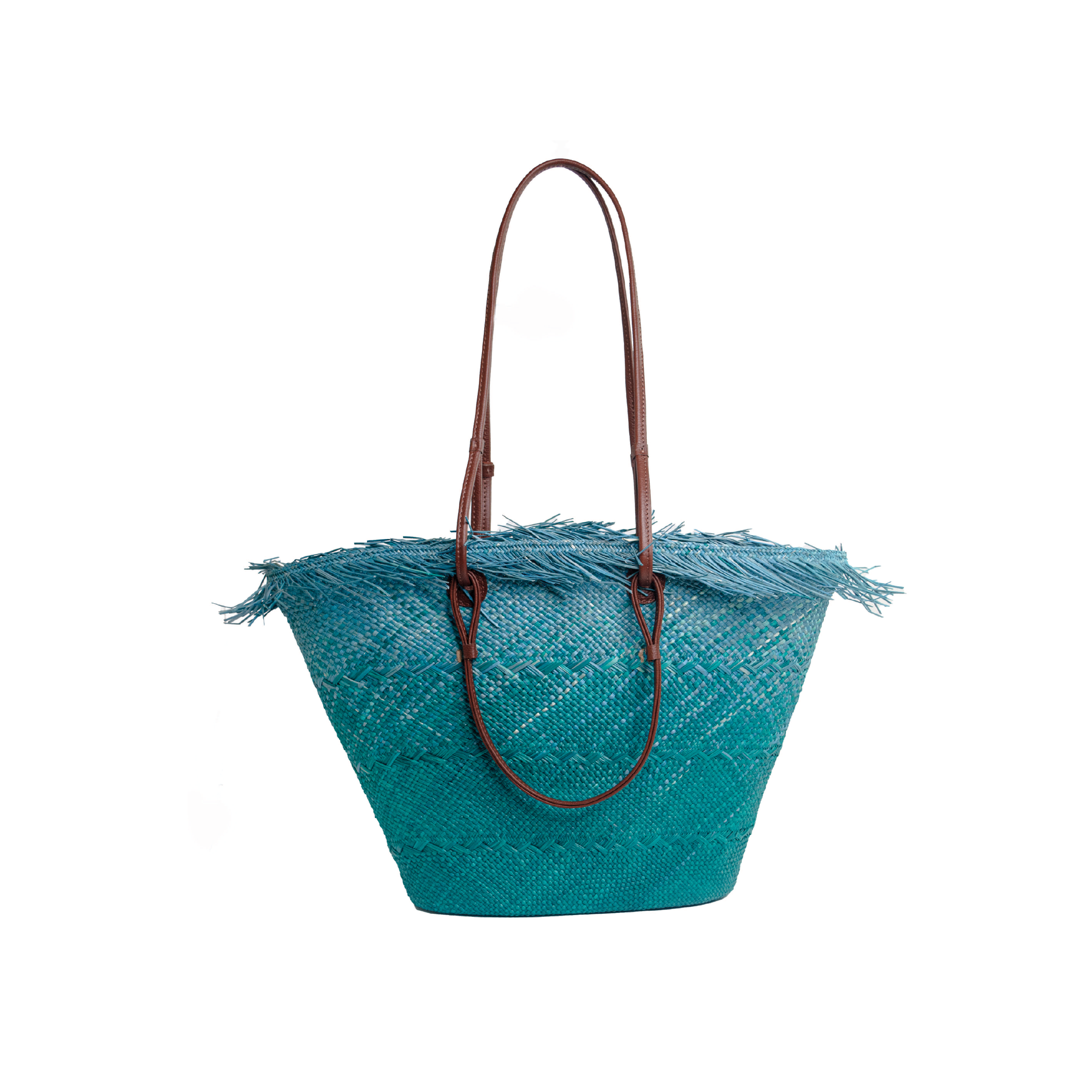 Panier moyen à bordure effilochée