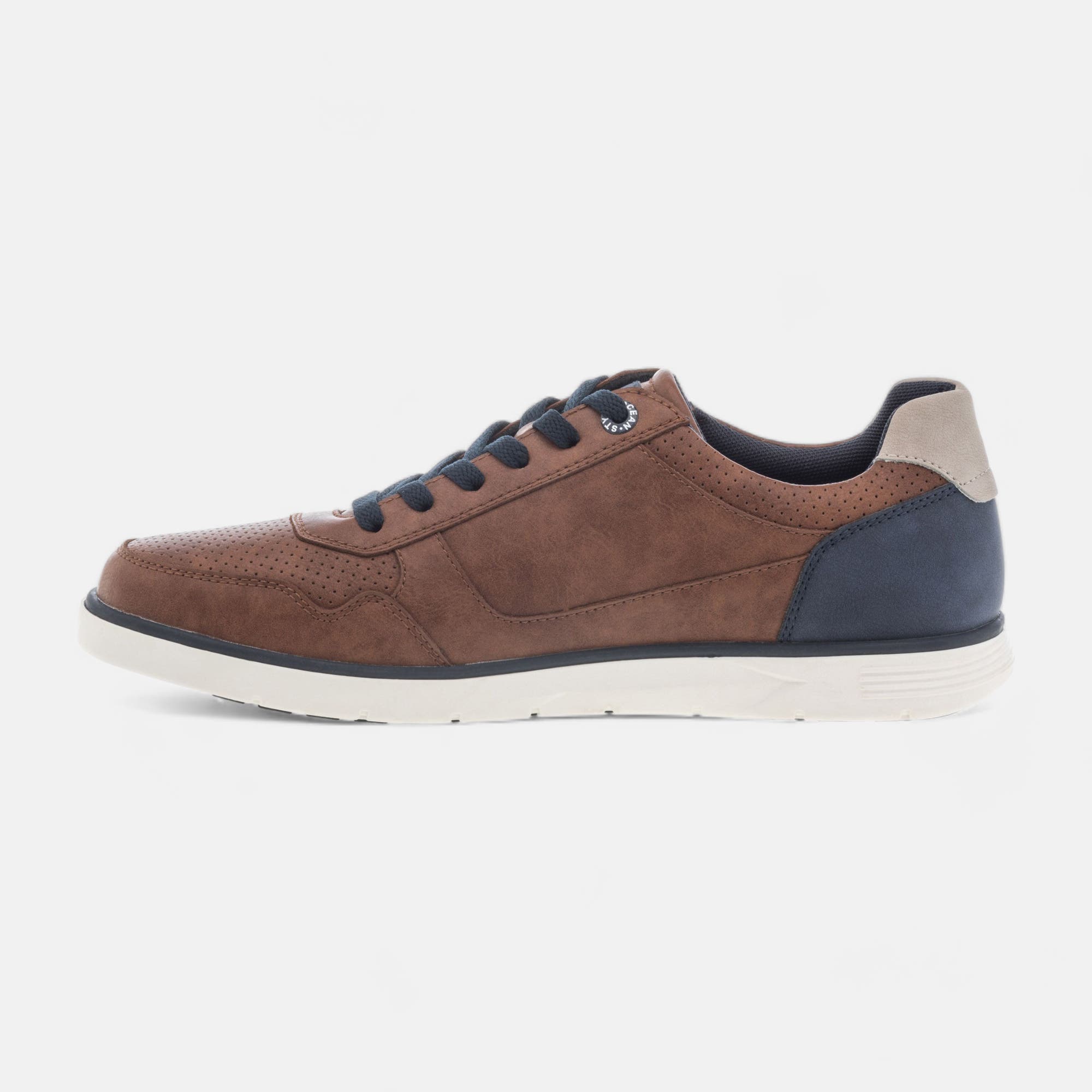 Baskets basses Homme cognac