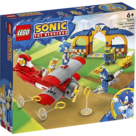 LEGO® Sonic the Hedgehog™ Tails' værksted og Tornado-fly 76991