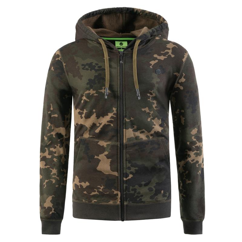 Sweat Homme Korda Zip Hoodie - Camo Noir