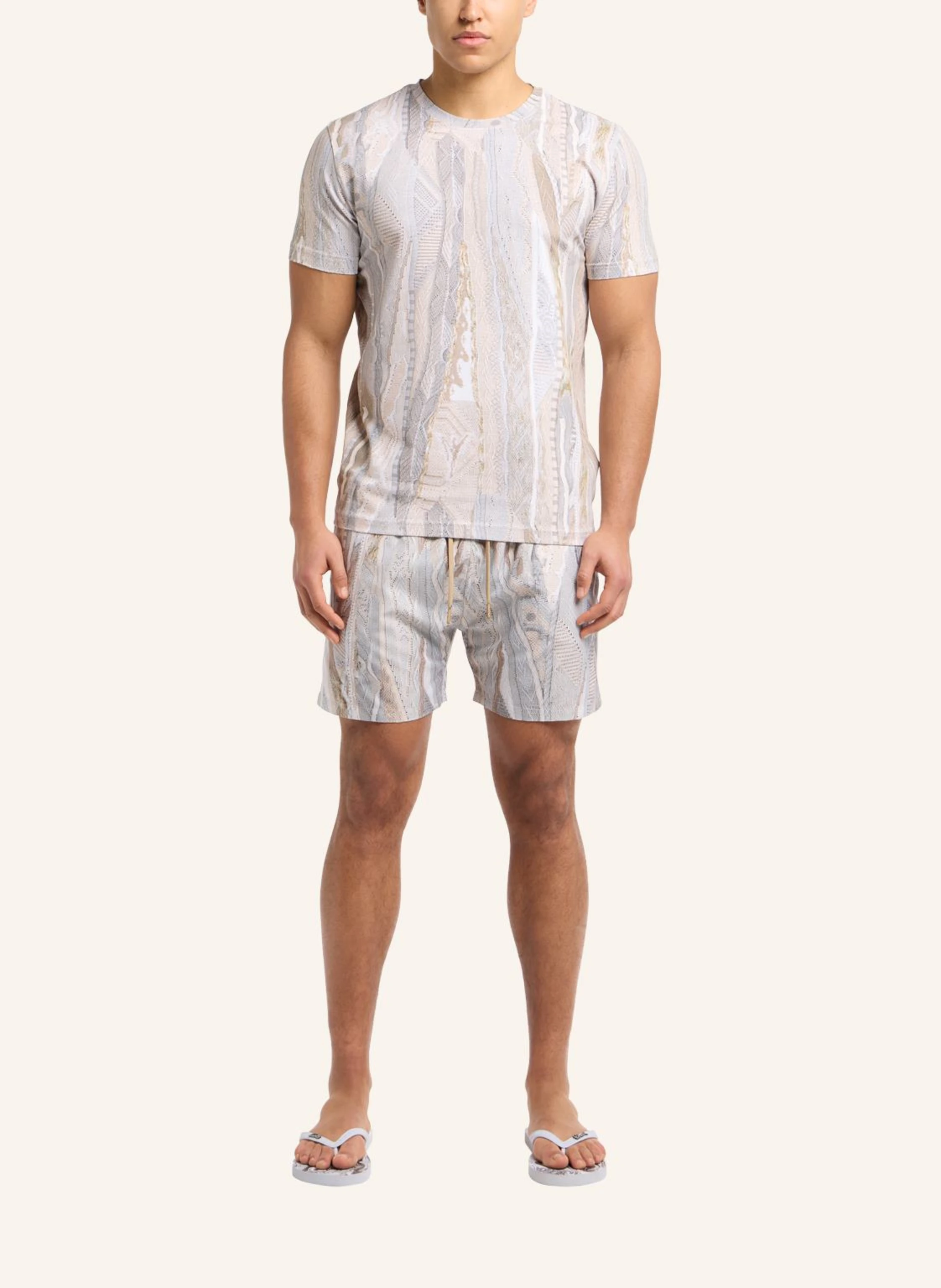 CARLO COLUCCI T-Shirt mit Knitprint EGON
