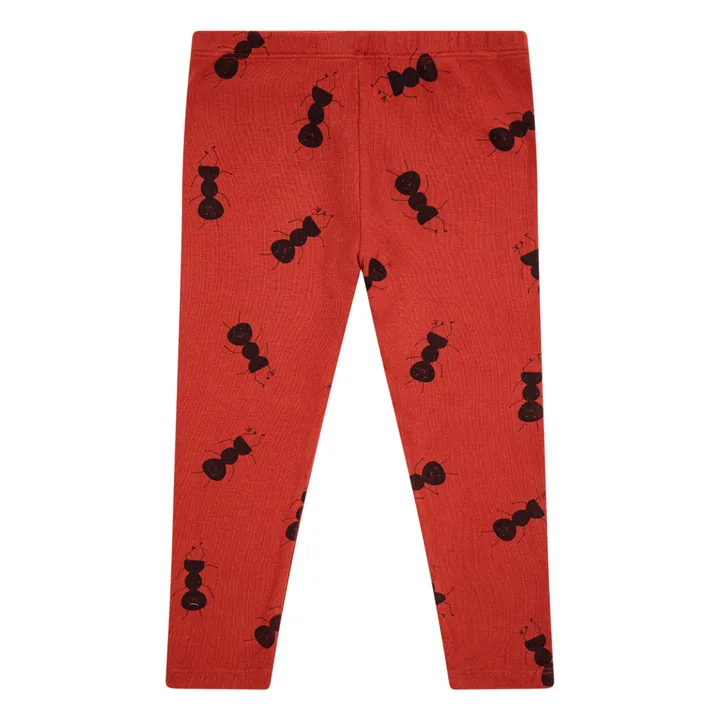 Bobo Choses Legging Coton Bio Fourmis | Terracotta