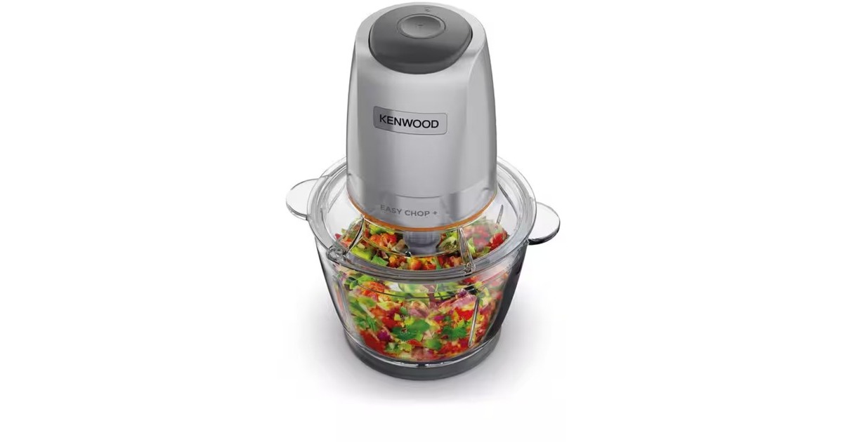 KenwoodEasy Chop+ hakmolen met glazen kom CHP62.400SI  (Zilver)