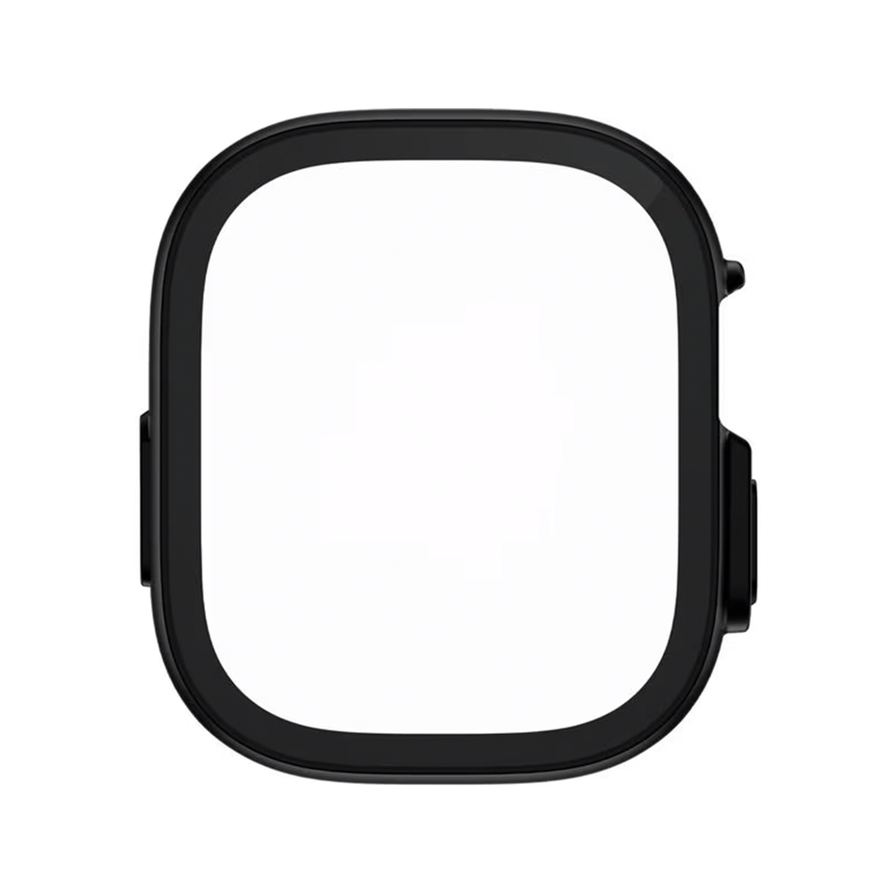 Apple Watch Ultra 3 / Ultra 2 / Ultra (49 mm) Full Body Protection Slim Bumper Case   Displayschutz Glas (3718) - Schwarz