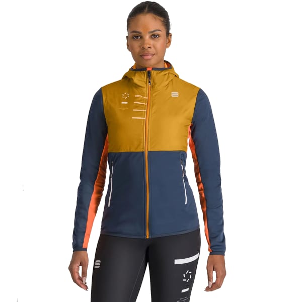 Veste ski de fond SPORTFUL RYTHMO W JKT WOOD YELLOW/GALAXY BLUE