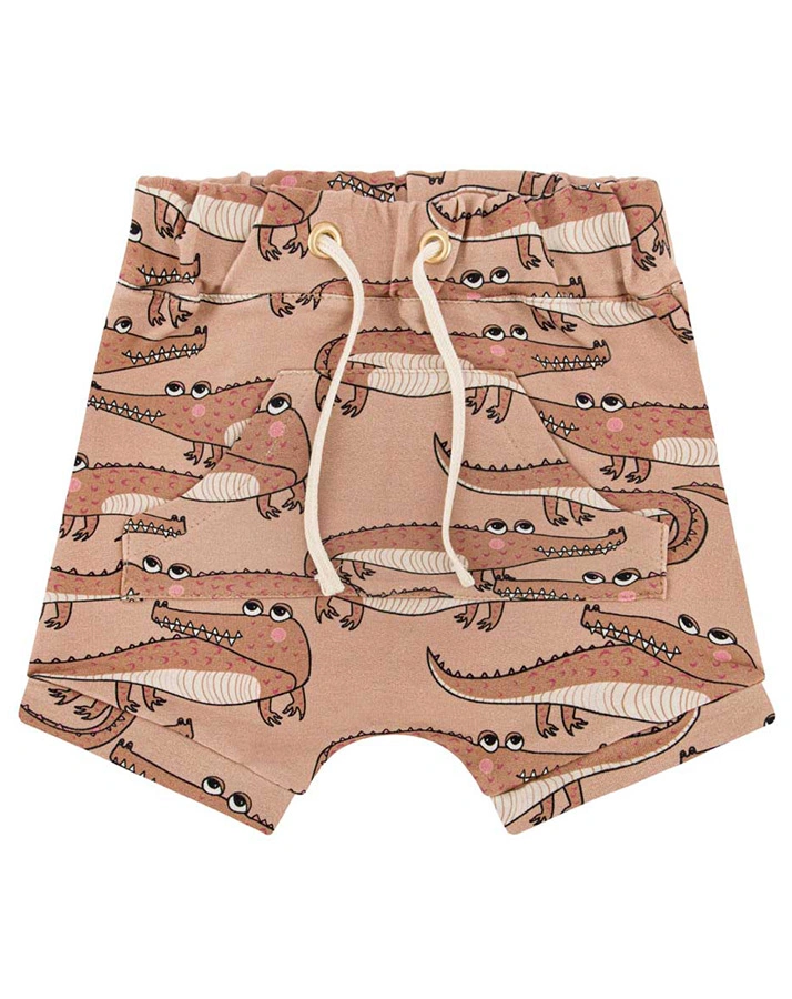 Shorts CROCODILE in braun