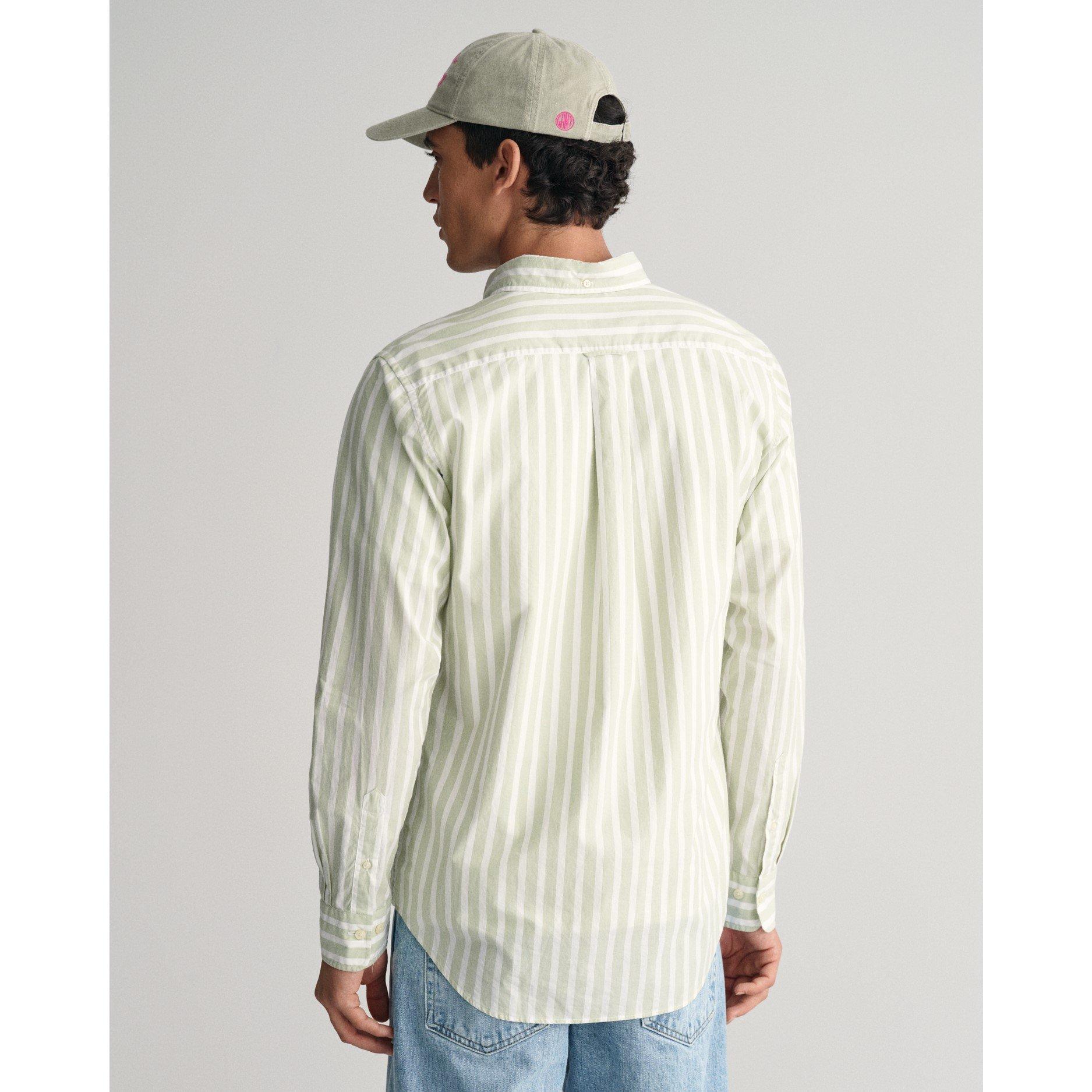 Gant REG WIDE POPLIN STRIPE SHIRT COLLEG