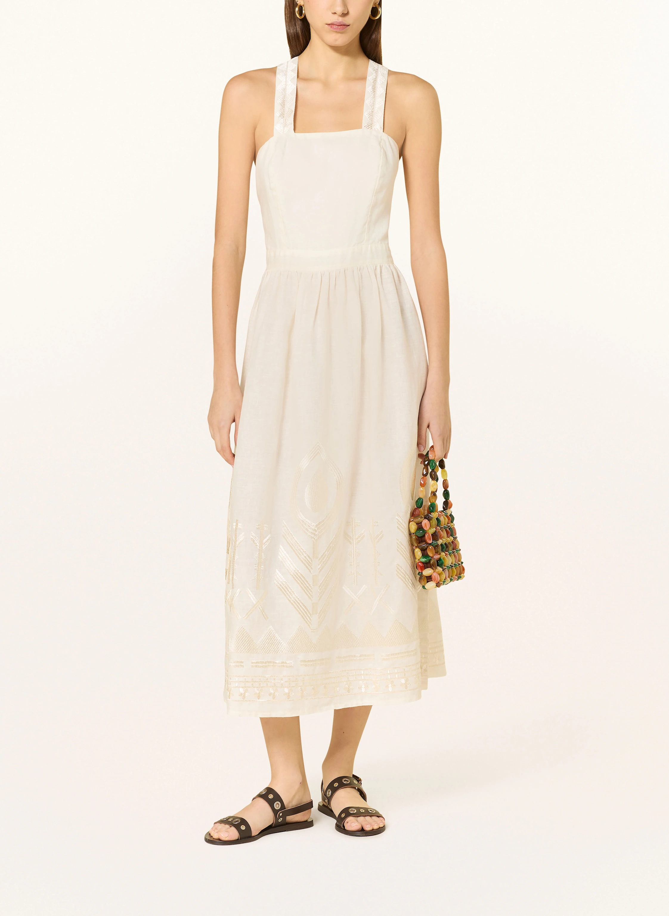 Greek Archaic Kori Kleid FEATHER aus Leinen