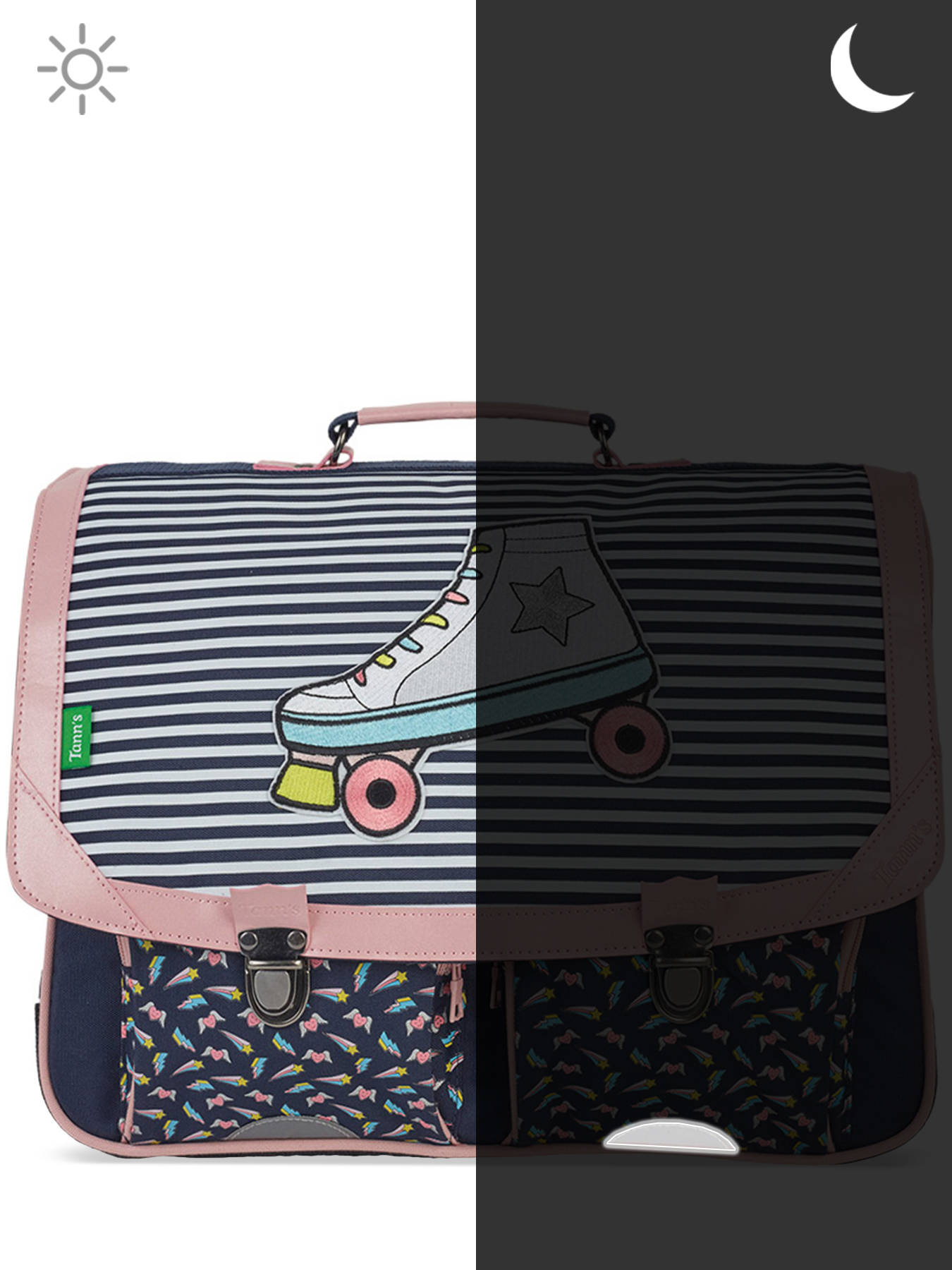 Cartable 2 compartiments TANN'S