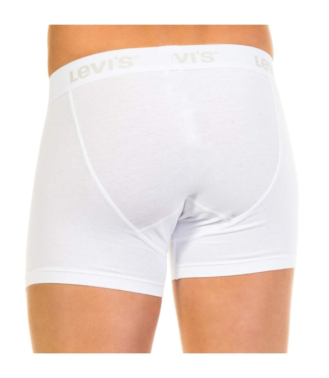 Men's elastic cotton boxer with front opening QAL220609