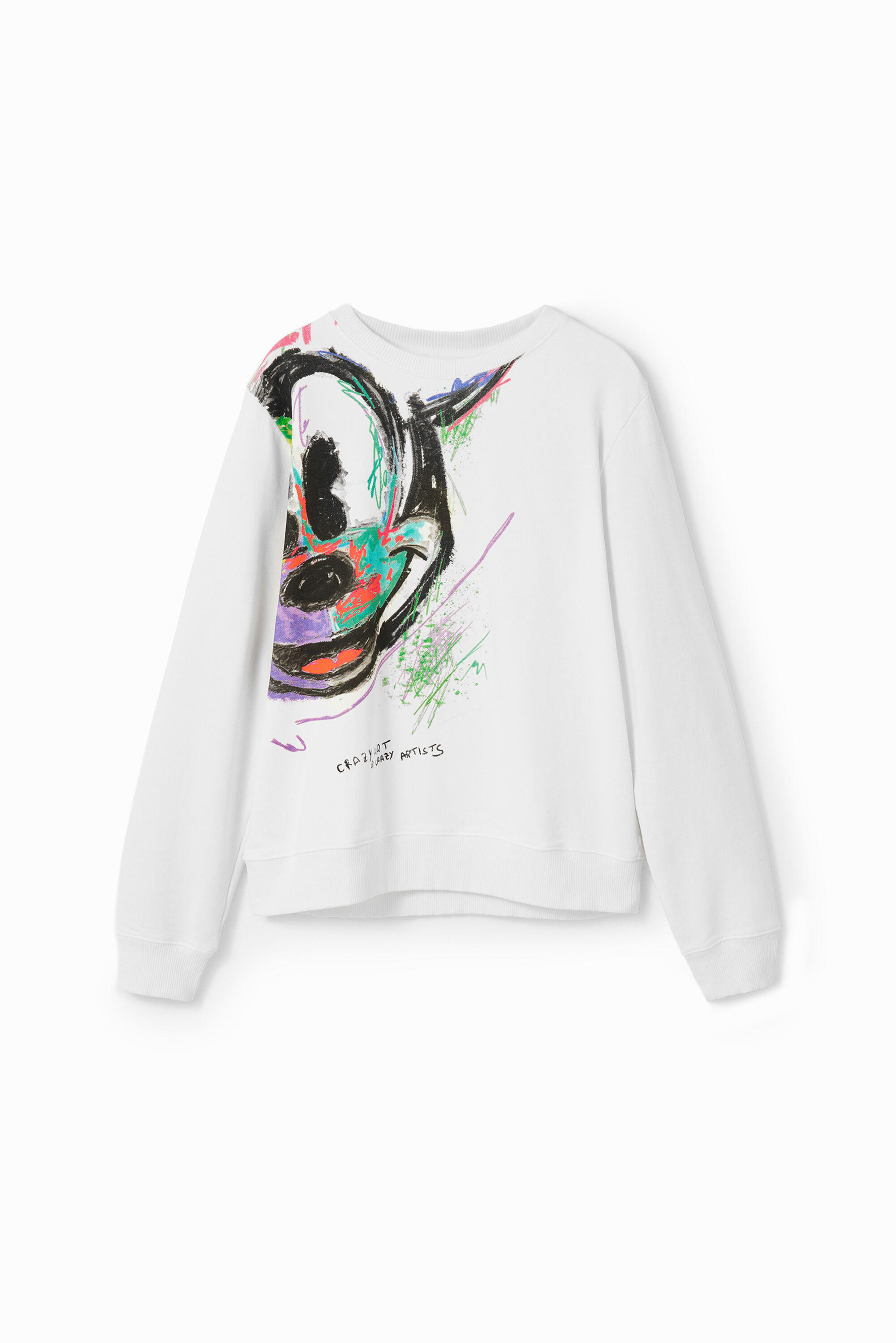 Sweat-shirt arty Mickey Mouse