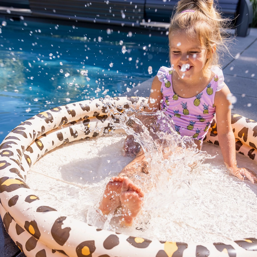 Swim Essentials Printed Children´s Pool Panther Beige
