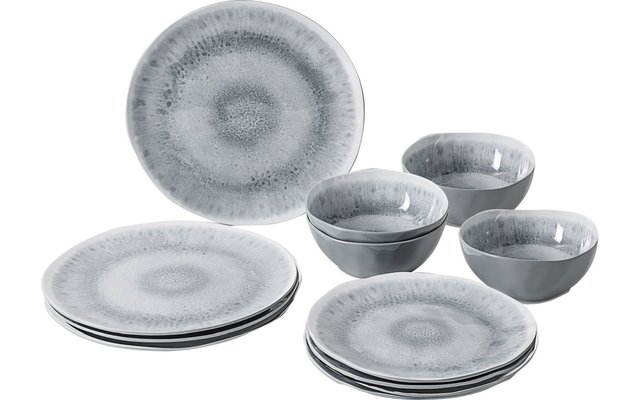 Brunner Midday Pearl Melamin Geschirr-Set 12-tlg.