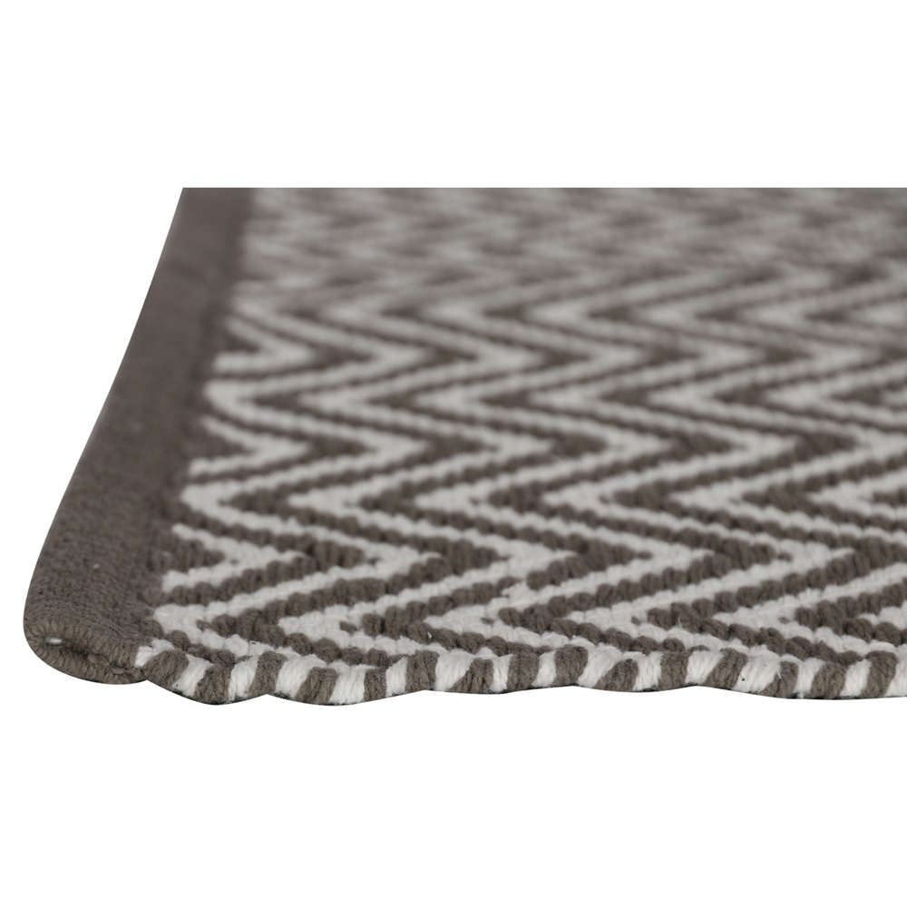 Differnz Devon badmat 50x80cm grijs wit