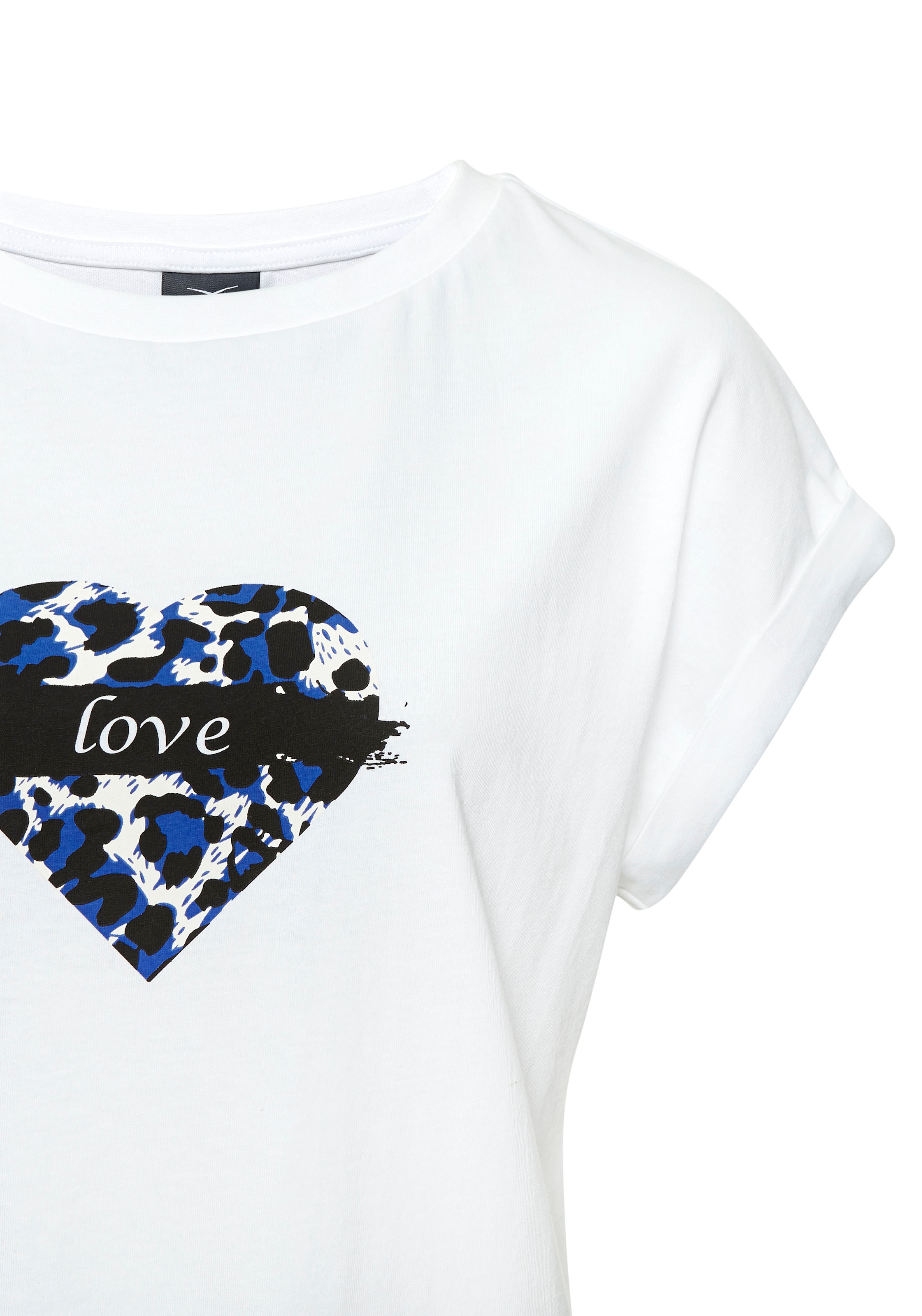 LASCANA Print-Shirt , aus Baumwolle, Damen T-Shirt, Basic
