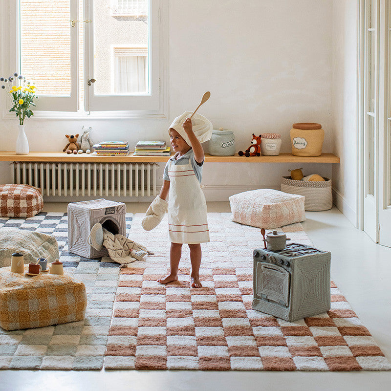 Teppich waschbar Kitchen Tiles Toffee