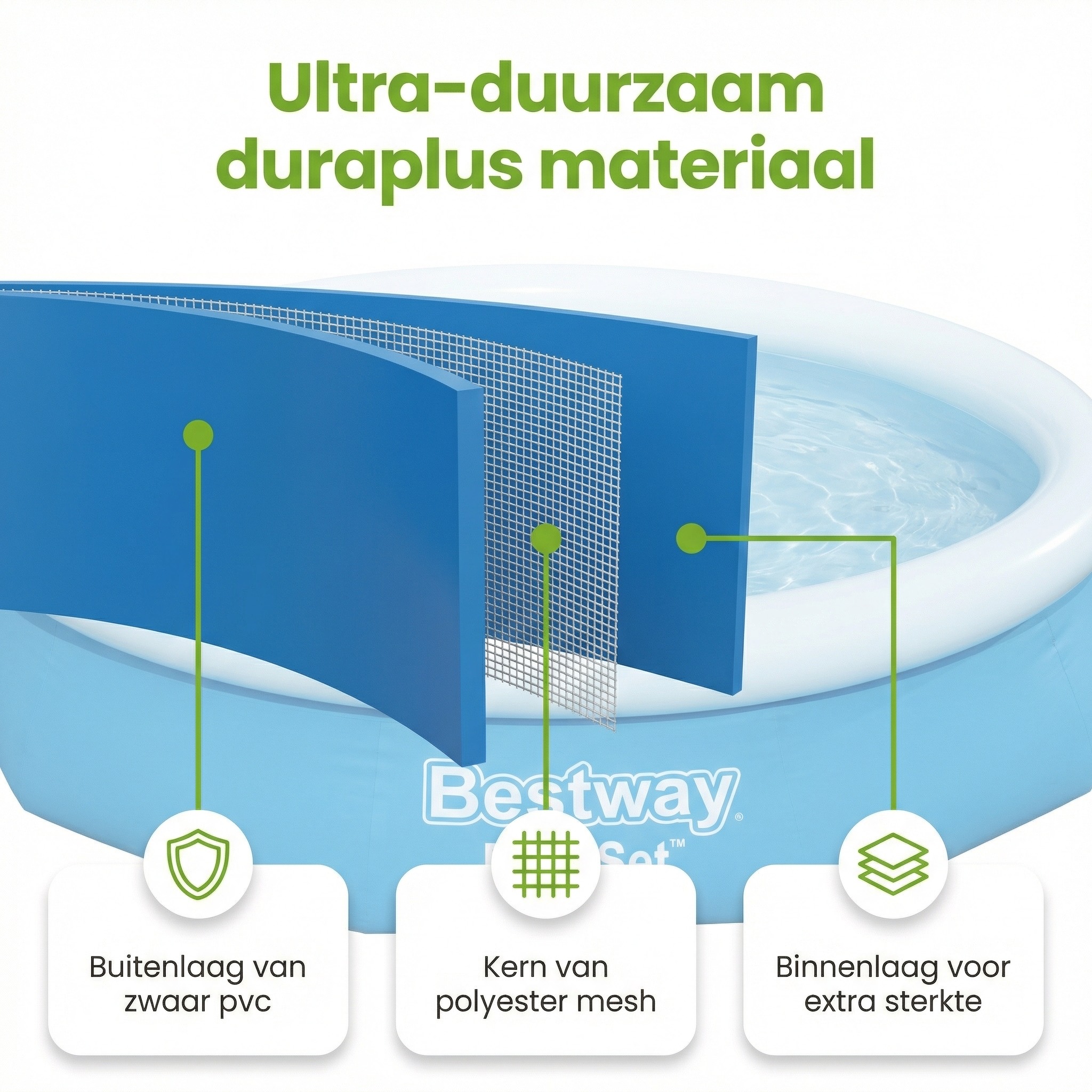 Bestway fast set 305x66cm zwembad
