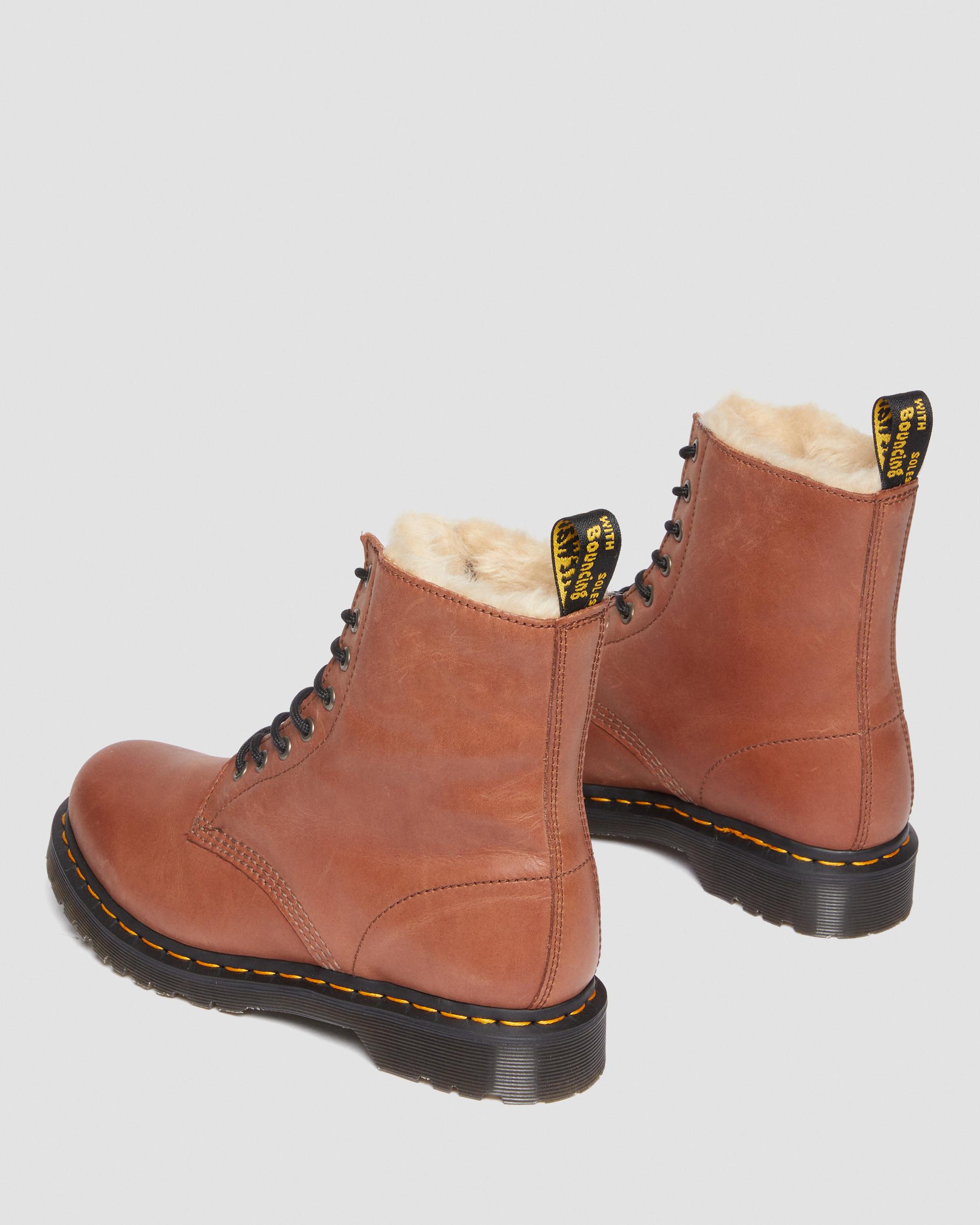 1460 Serena Women's Faux Fur-Lined Leather Boots