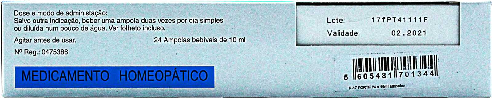 Reckeweg R17 Forte 24x10 ml