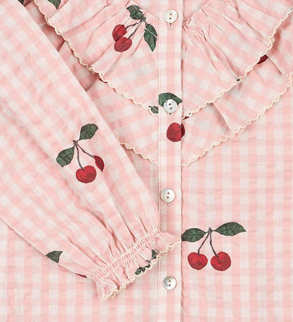 Konges Sløjd Skjorte - Kim Frill - Cherry Check