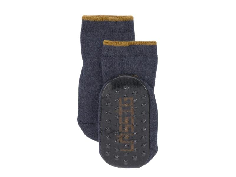 Lässig Antirutsch-Socken Blue/Grey 2er Set Gr. 15-18 Antirutsch-Socken 2er Set