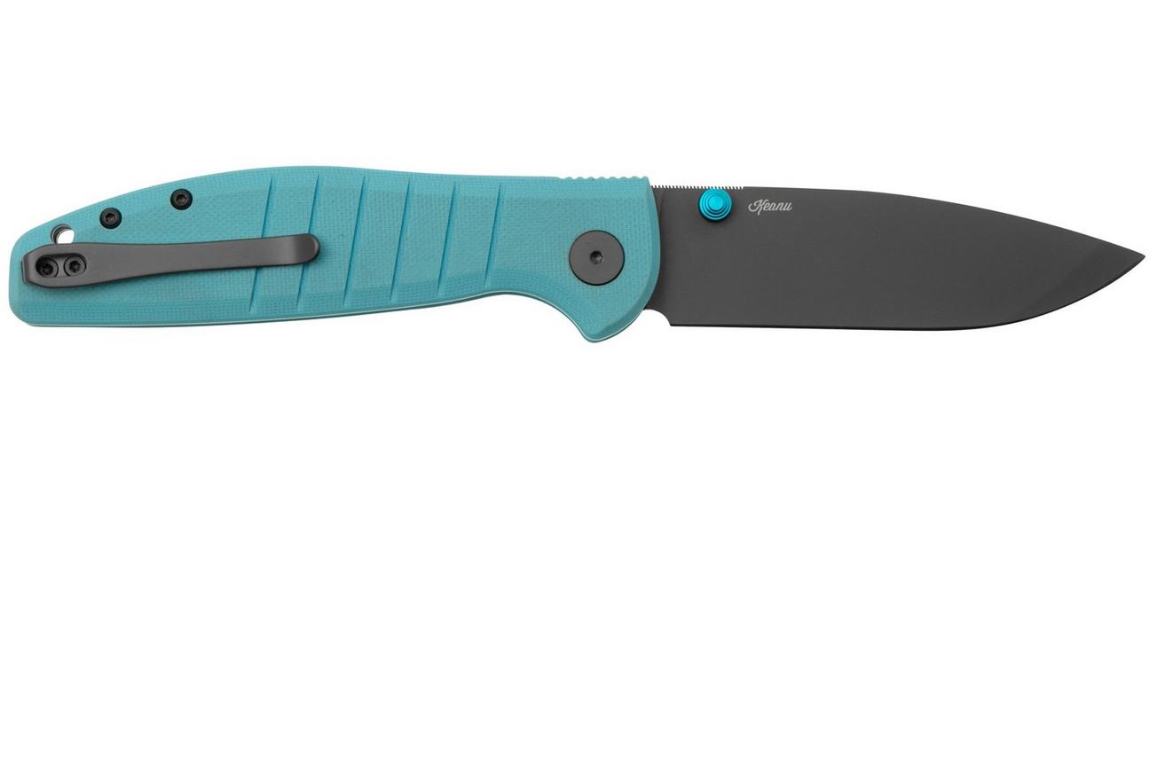 Bestechman Goodboy BMK04C Grey PVD Blue G10, zakmes