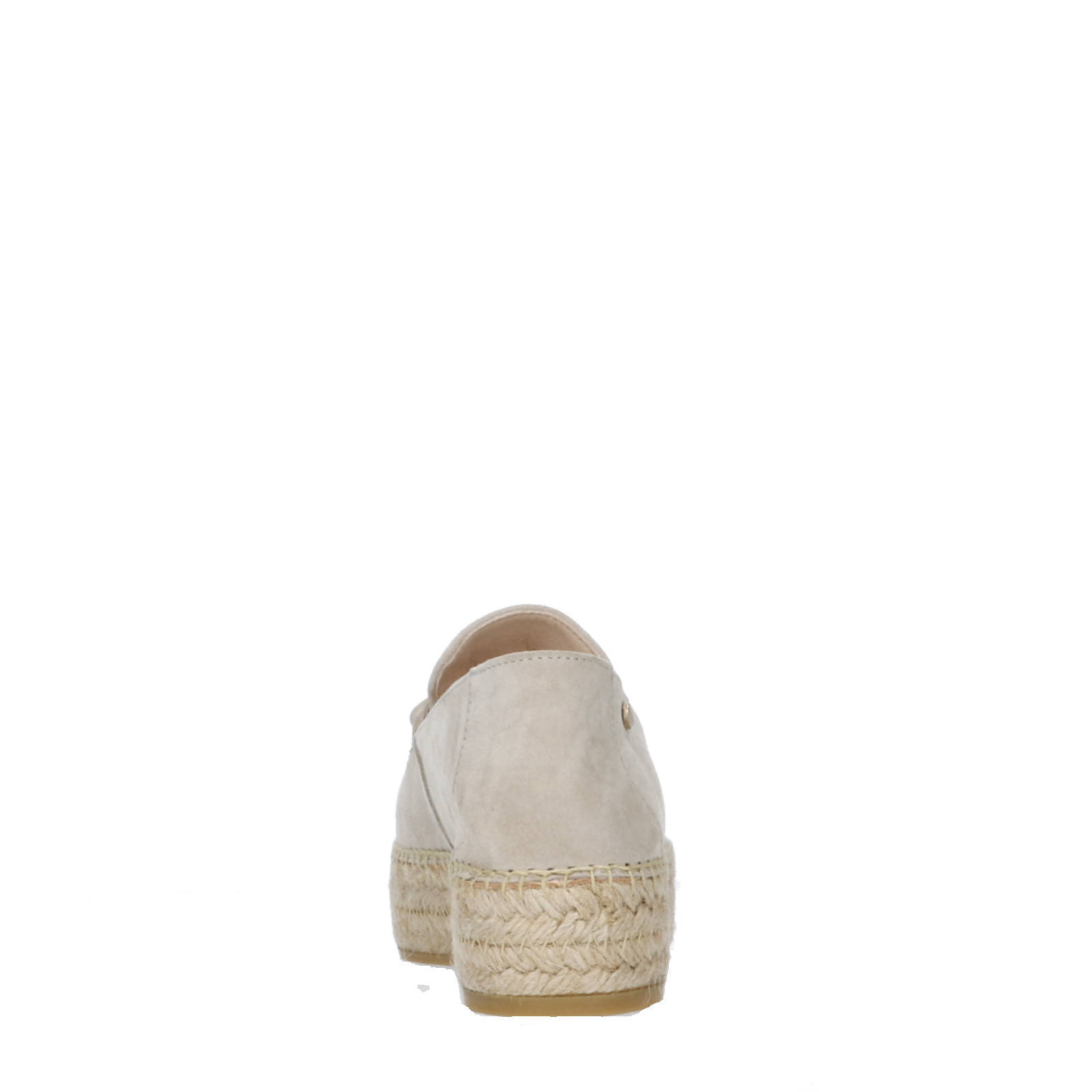 Fred de la Bretoniere June Li  suède espadrilles beige