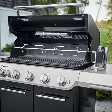 Weber Summit e, sort gasgrill