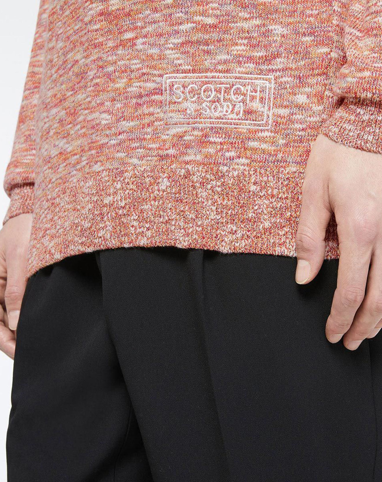 Scotch & Soda Pull Mouline rose