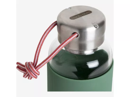 HABITAT - Gourde en verre - 600 ml - Vert (Lot de 4) - Black+blum