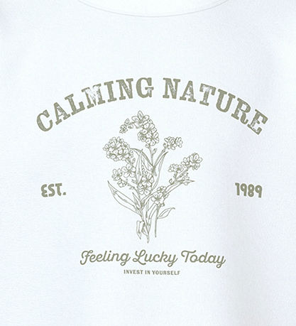 Name It T-Shirt - NkfVamina - Bright White/Beruhigend Nature