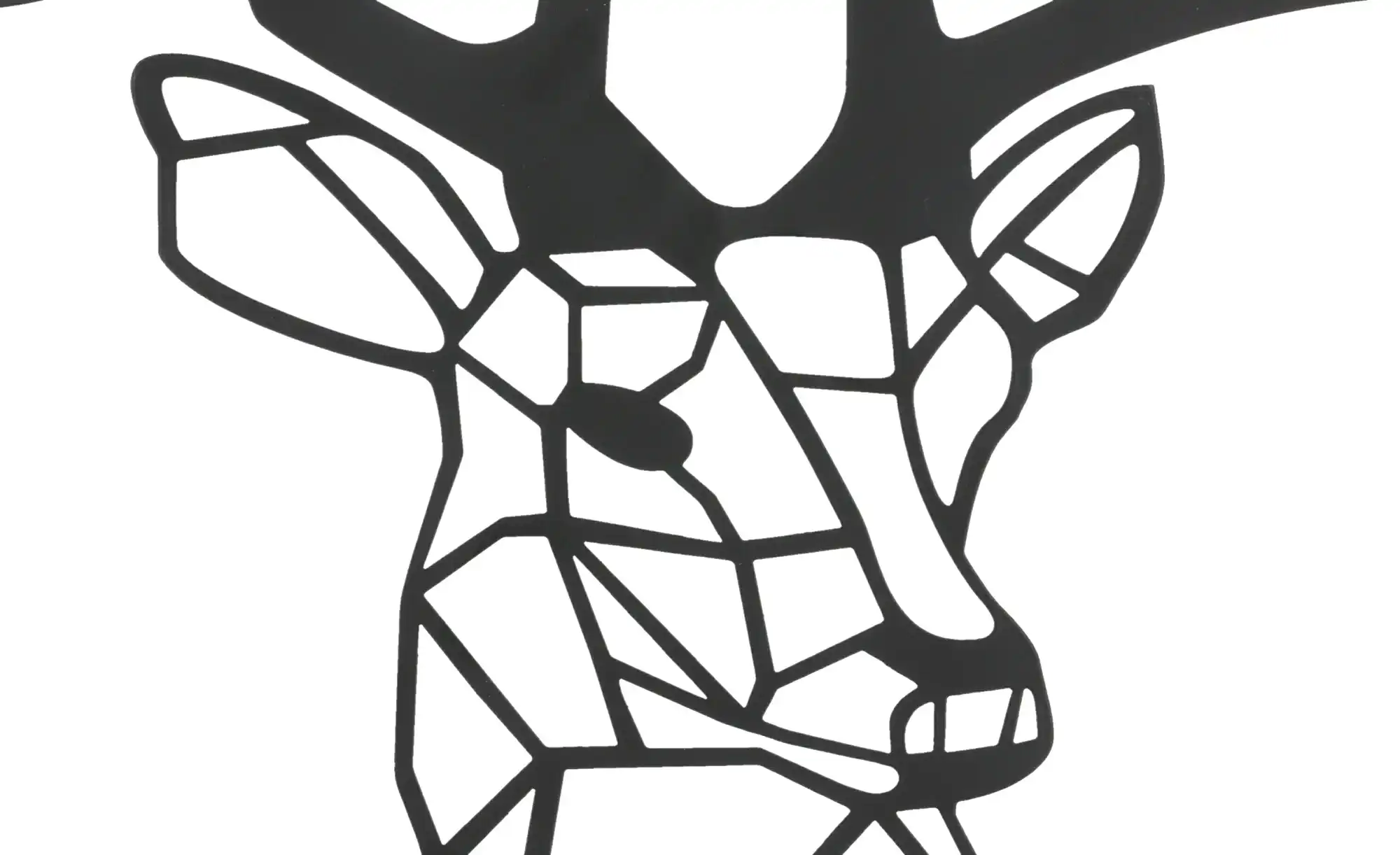 Wanddekoration  Hirsch