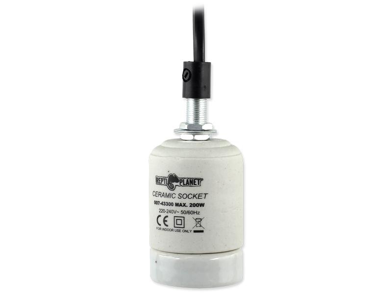 Repti Planet Keramikfassung 200 W Keramiklampenfassung für Terrarien