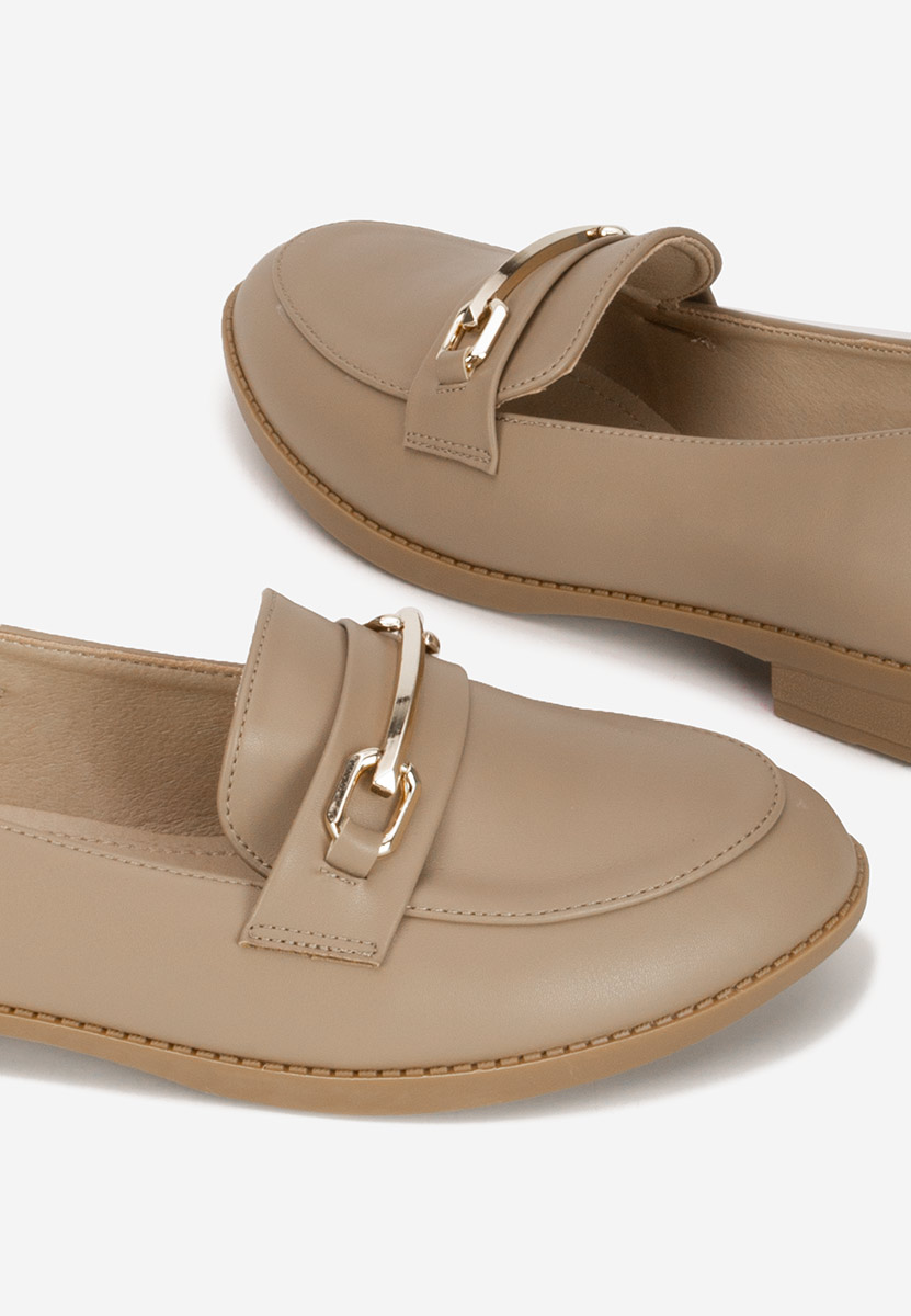 Mocassins femme kaki Xeniania