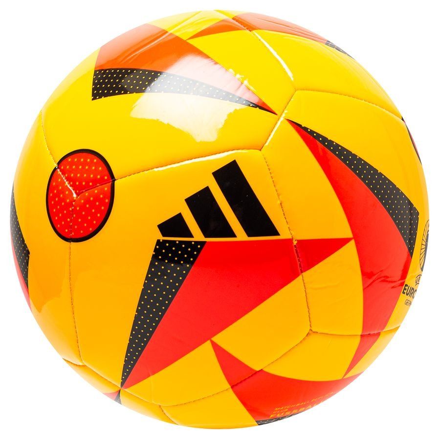adidas Ballon FUSSBALLLIEBE Club EURO 2024 - Doré/Rouge/Noir