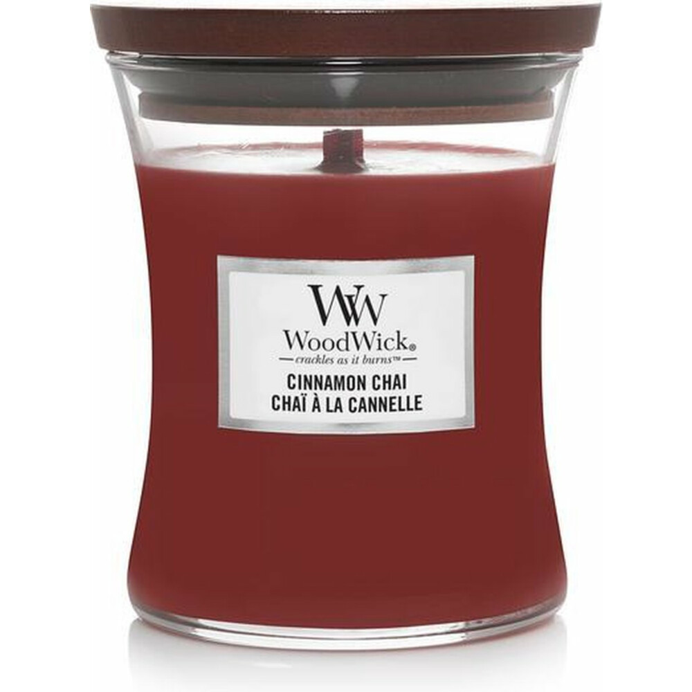 WoodWick Geurkaars Medium Cinnamon Chai275 gr